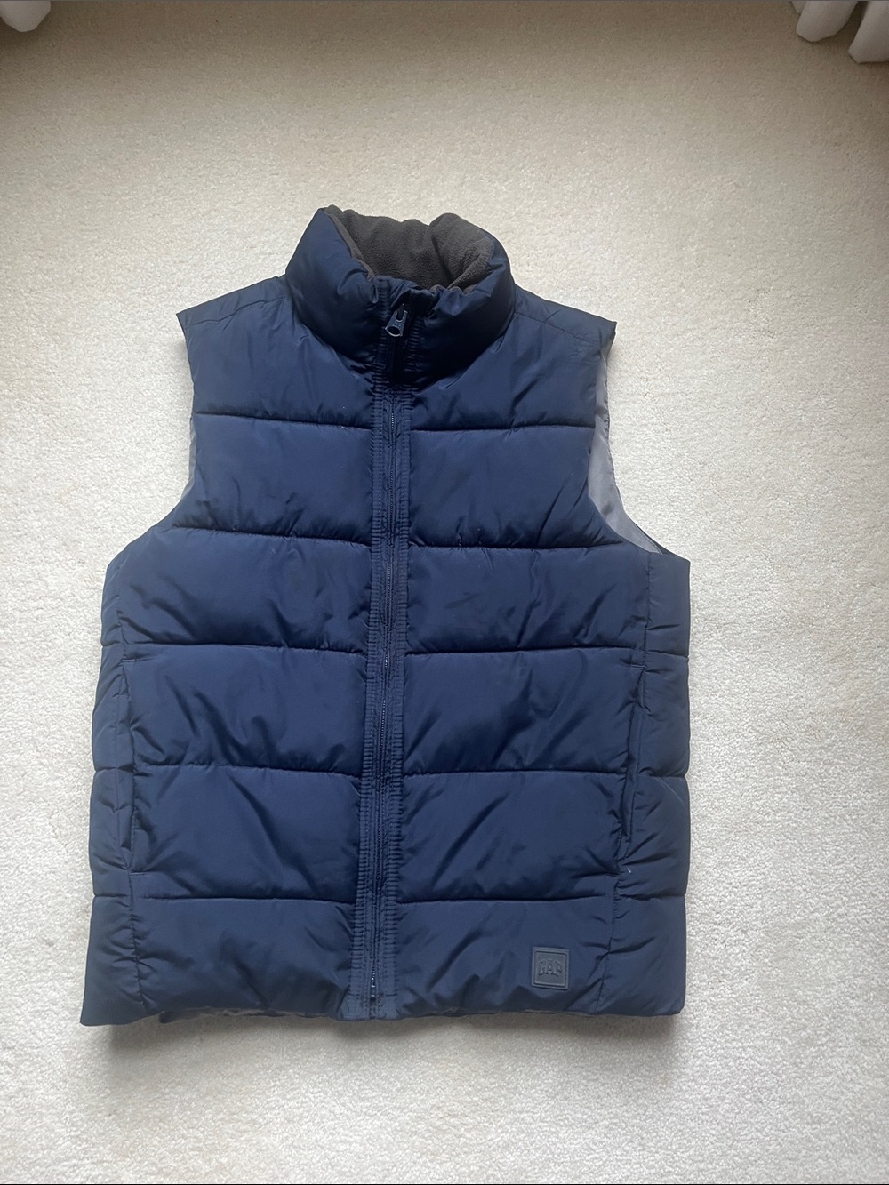 GAP Navy Quilted Puffer Vest for Kids